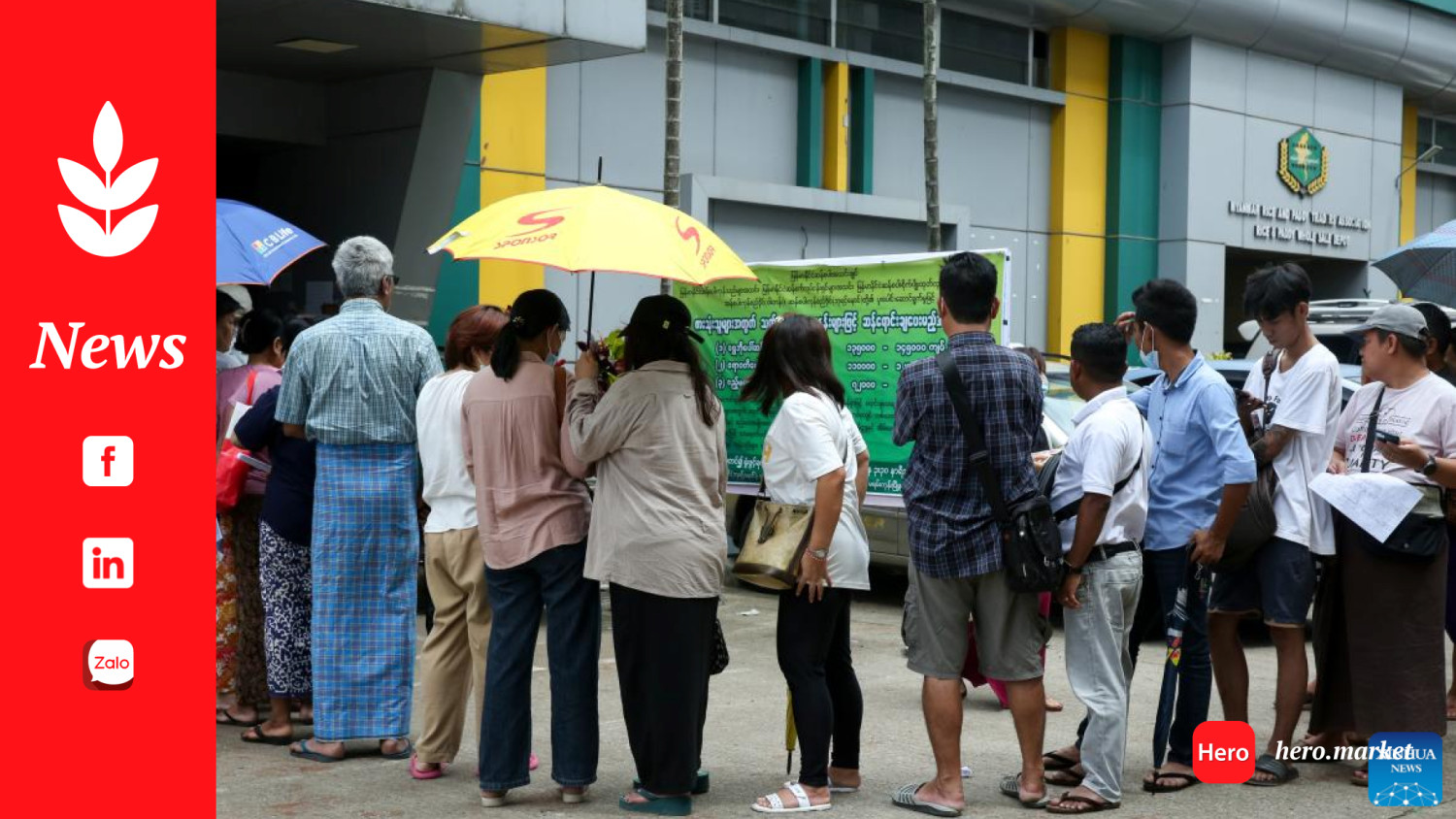 Myanmar rice federation provides rice at reduced prices to support families