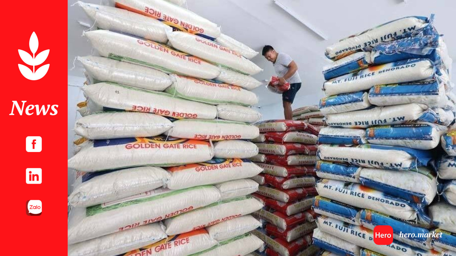 Rice imports in Philippines slow down as traders still cautious